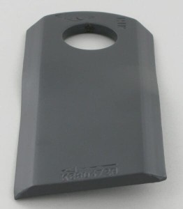 Nożyk kosiarki rotacyjnej prawy 116x48x4 mm otwór Ø 20.50 mm okrągły pasuje do Kuhn 25 szt.