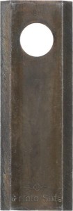 Nożyk kosiarki rotacyjnej, prawy 116x47x4 mm, otwór Ø 20.5 mm