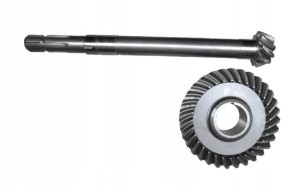 Para kół 9:32 wałek 9 zębów Glebogryzarka POLSKA UNIA GRUDZIĄDZ 1.65