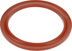 Uszczelka pokrywy bańki 158x8.5 mm silikonowa, pomarańczowa