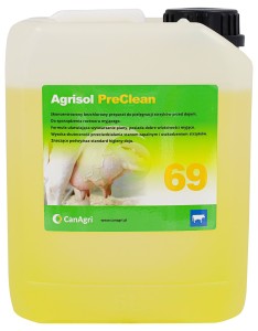 Płyn do mycia wymion Agrisol PreClean 69, 5 kg, Can Agri