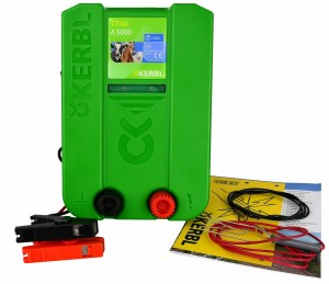Elektryzator akumulatorowy TITAN A 5000, dla koni, bydła i małych zwierząt, 5,0 J, Kerbl