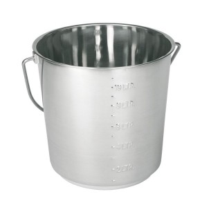 Wiadro ze stali nierdzewnej, 12,3 l, z uchwytem, Kerbl