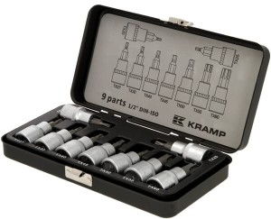 Zestaw kluczy Torx 1/2” 9 ele.